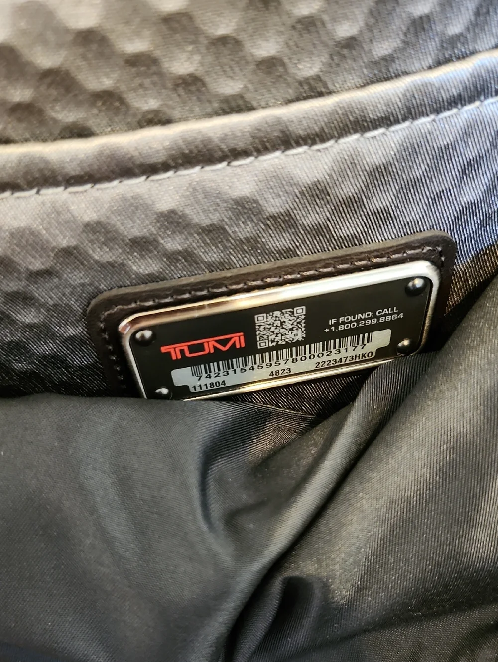 NWT TUMI Delante Black and Blue Men's Carryon Backpack